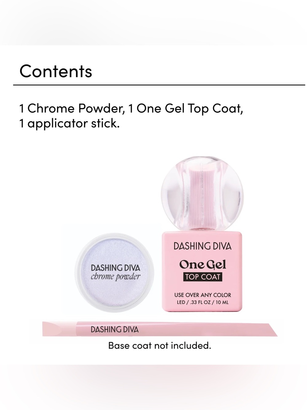 Dashing Diva Chrome Powder Kit - Emerald Pearl, NEW - Picture 6 of 10